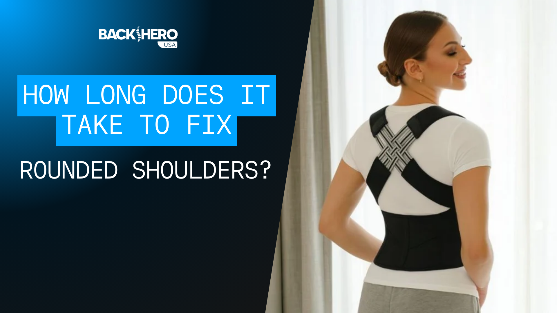 Fix Rounded Back How Long Does It Take To Fix Rounded Shoulders? – Back Hero USA
