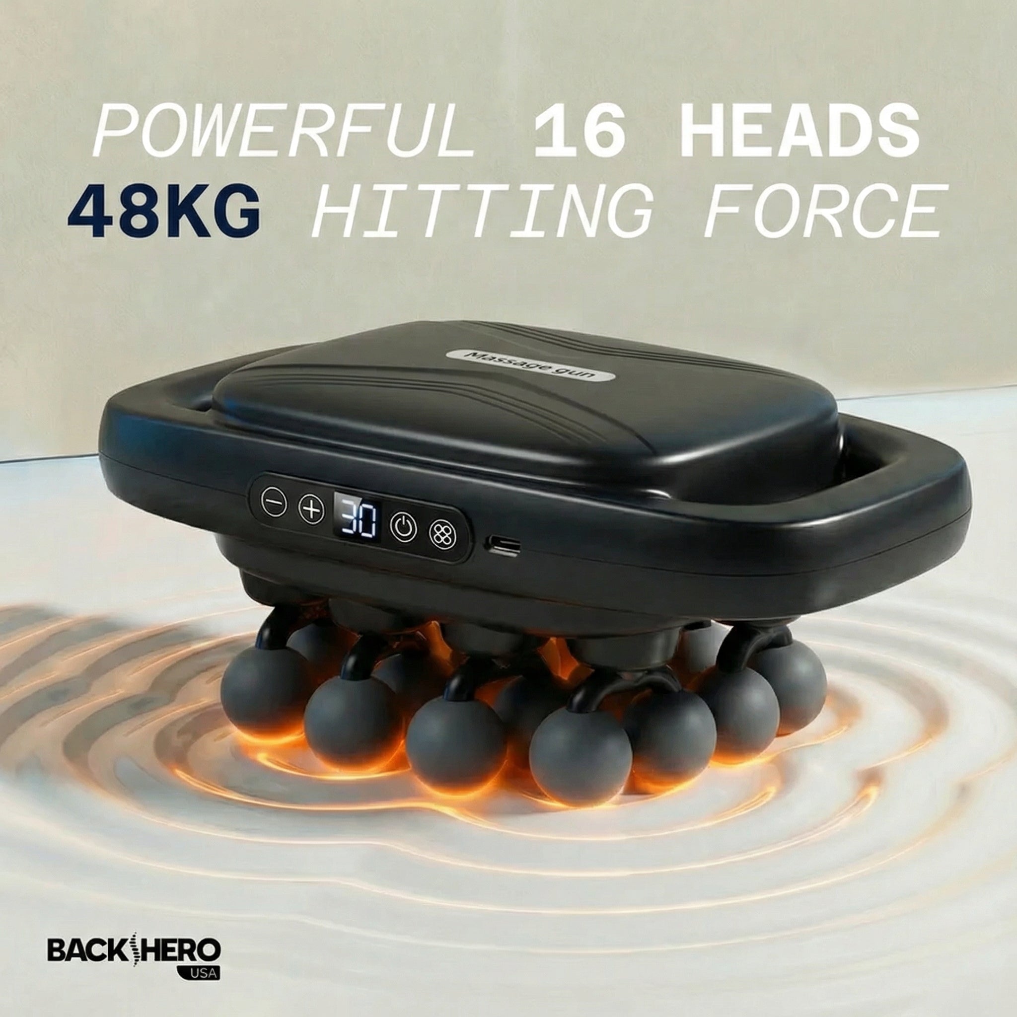 Back Hero USA 16-Head Massage Gun