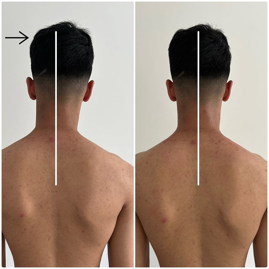 Customer before and after