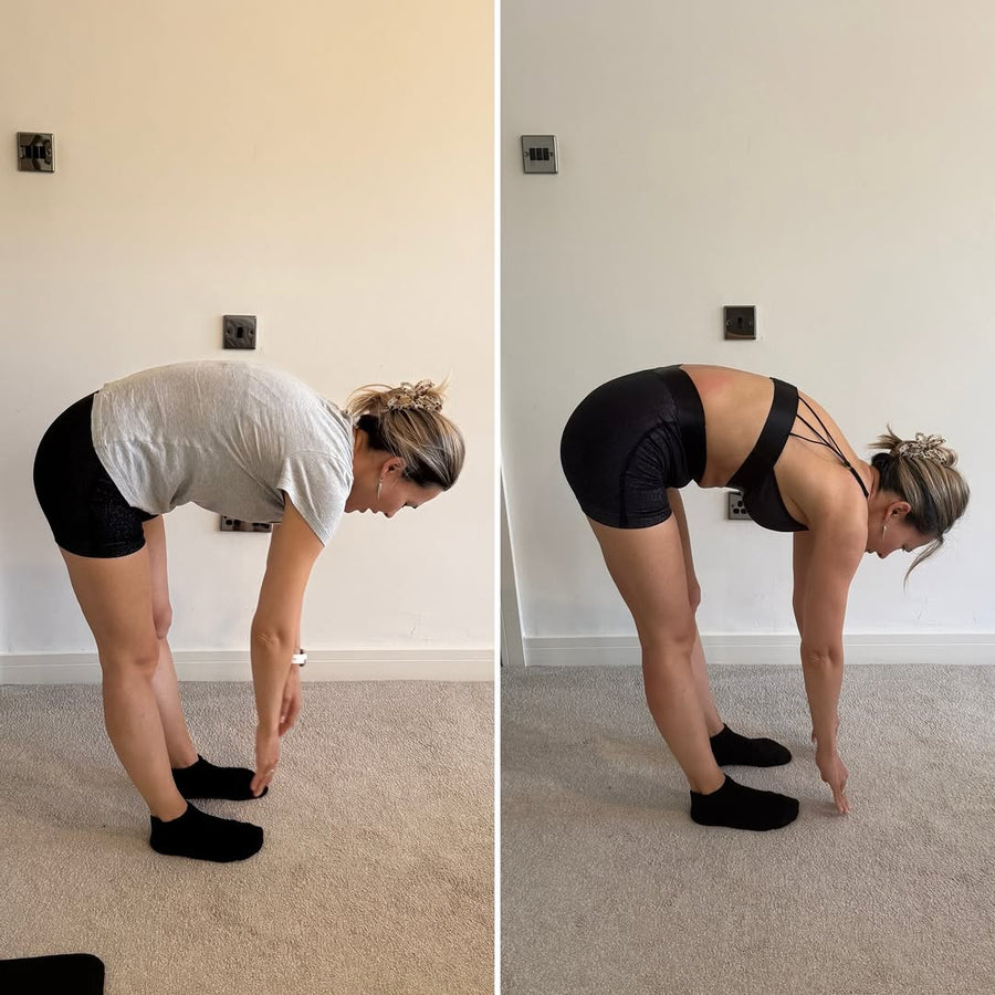 Customer before and after