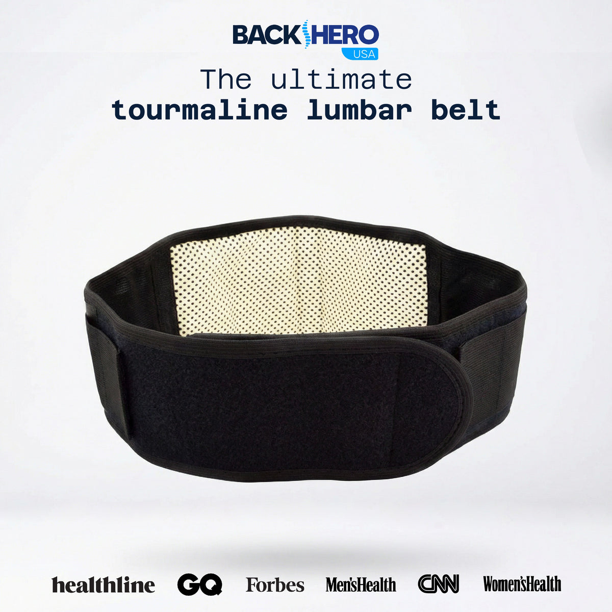 Back Hero USA Tourmaline Lumbar Support Belt