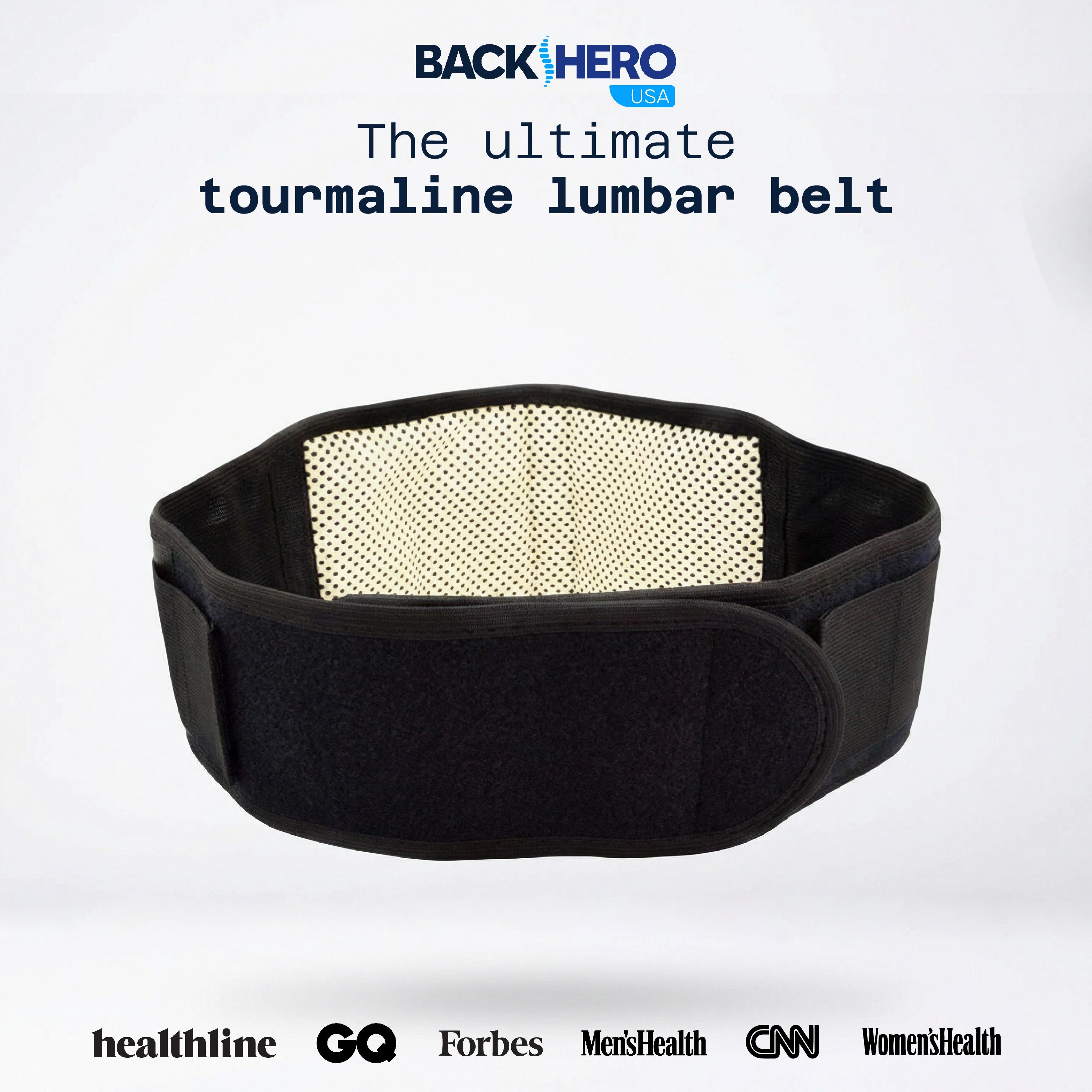 Back Hero USA Tourmaline Lumbar Support Belt