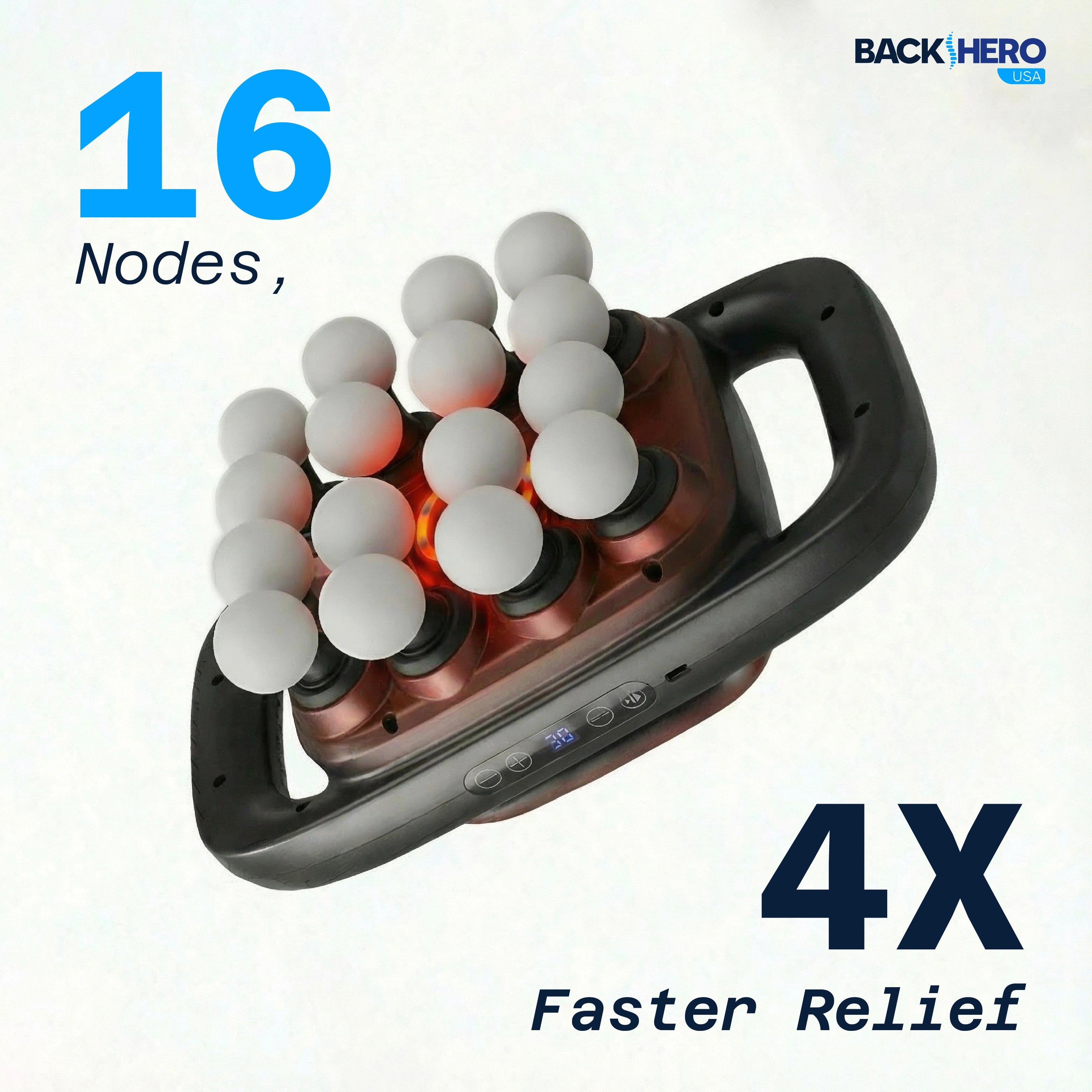 Back Hero USA 16-Head Massage Gun