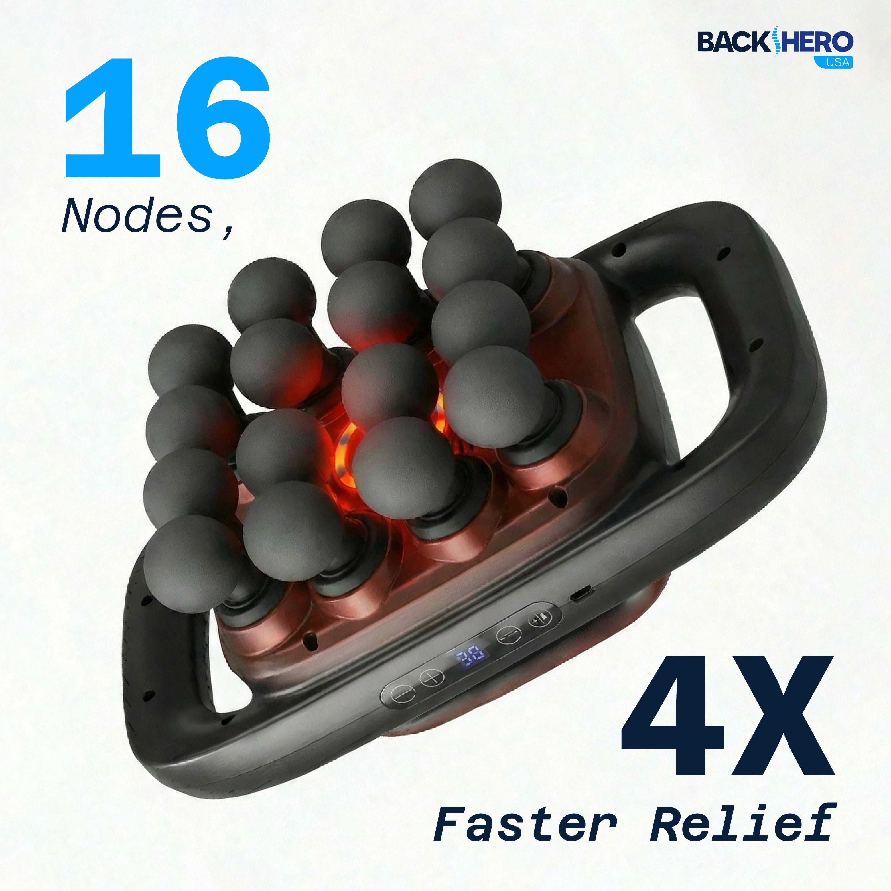 Back Hero USA 16-Head Massage Gun