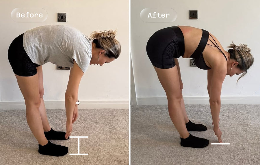 Before and after: flexibility