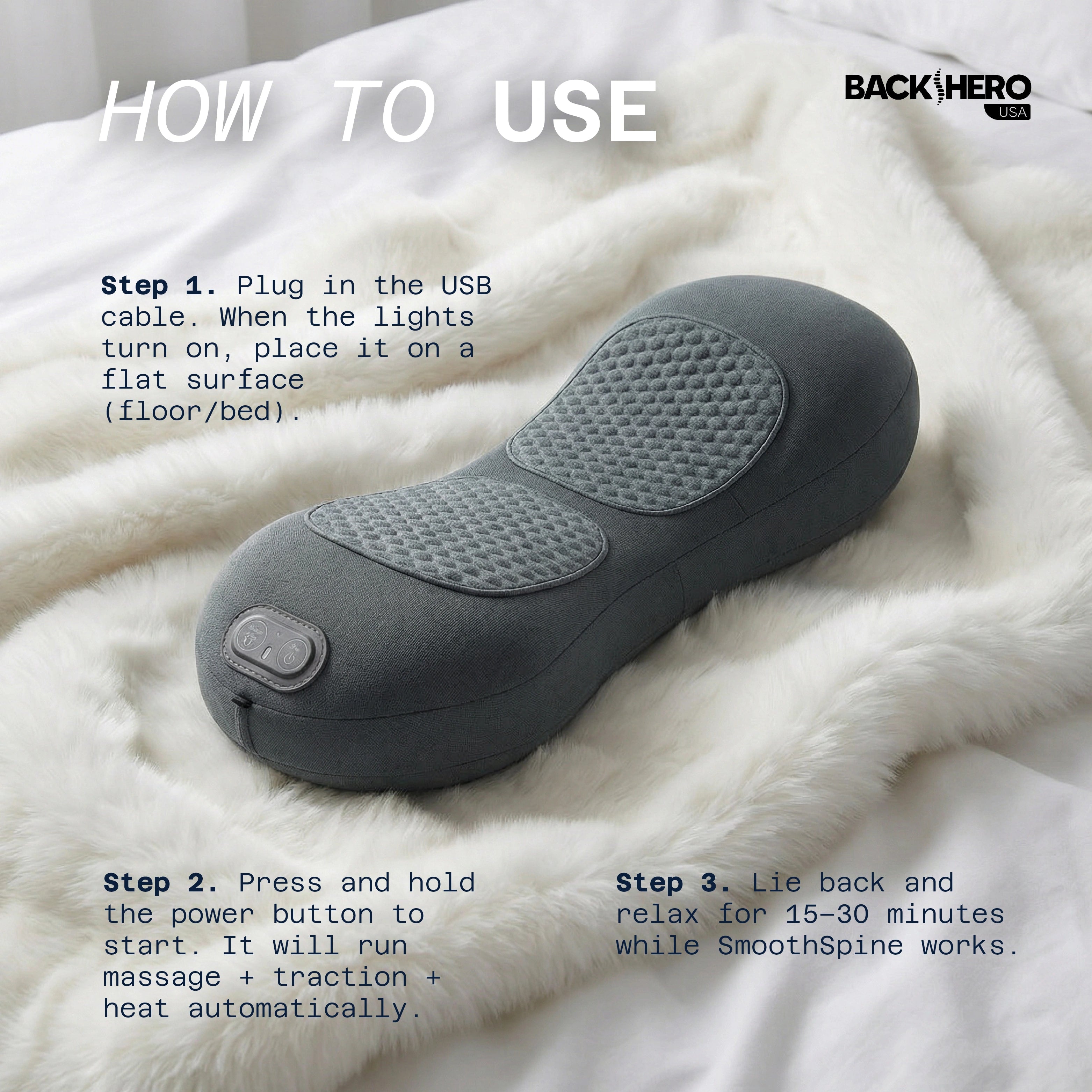 Back Hero USA Triple Fusion Massager