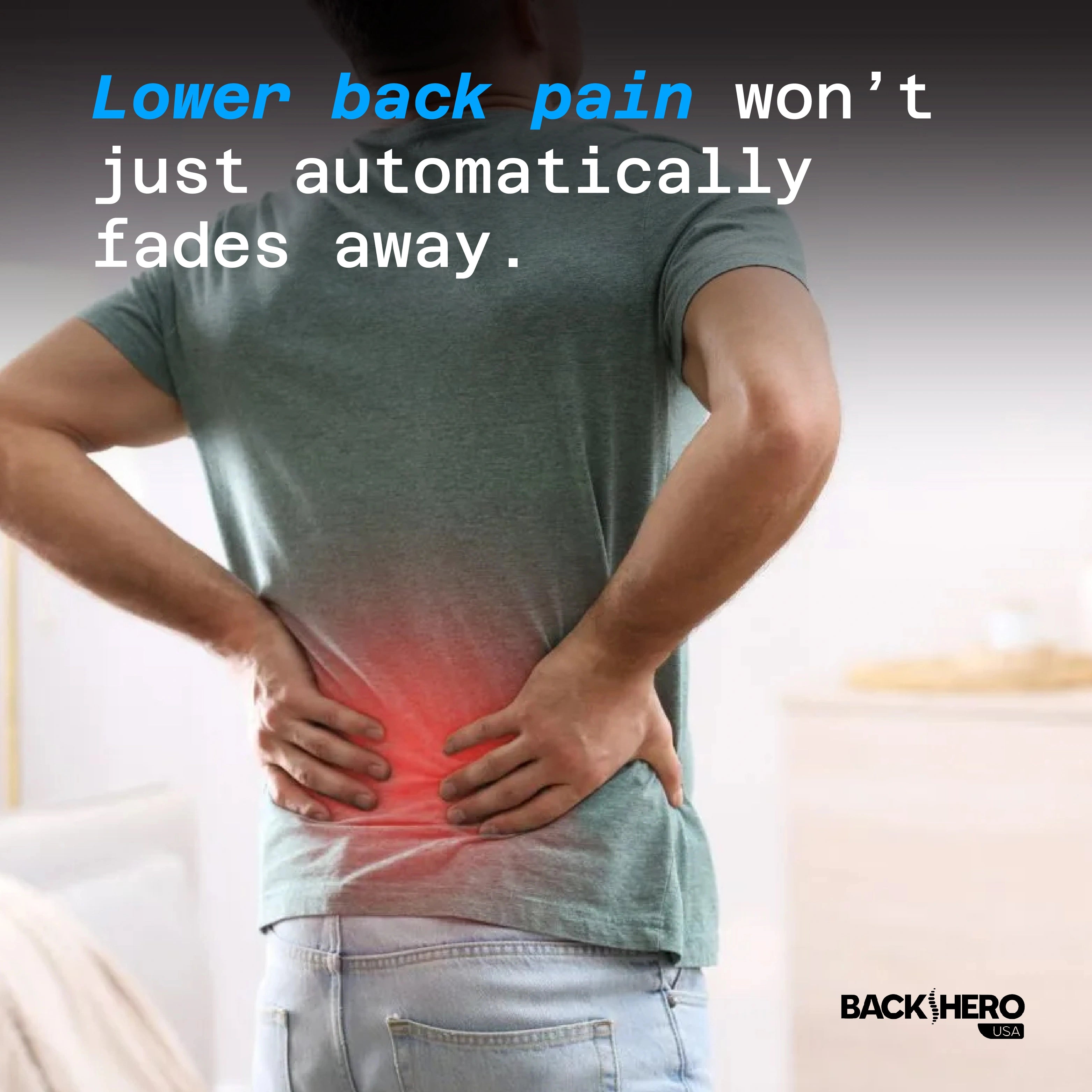 Back Hero USA Lumbar Support Cushion
