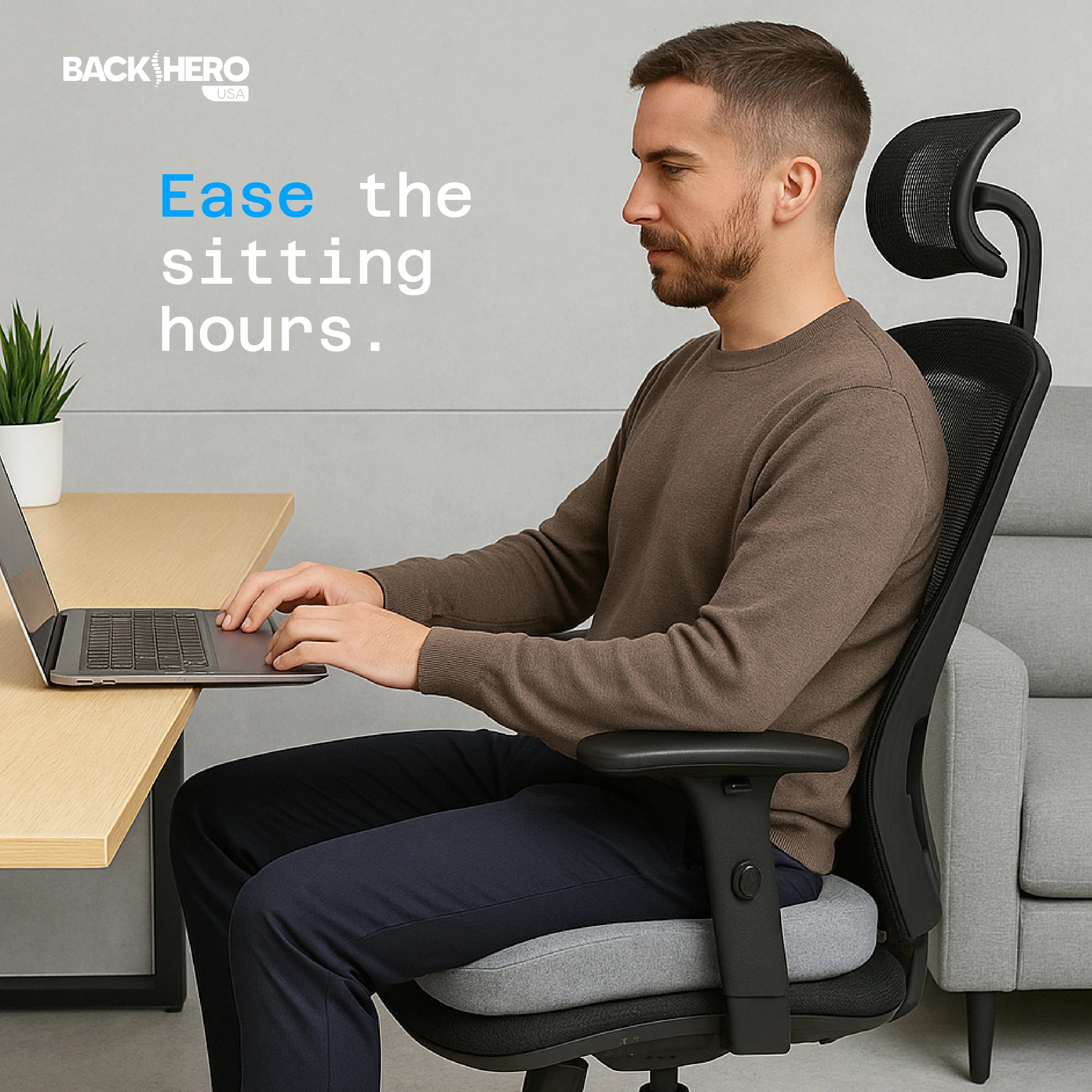 Back Hero USA Pressure Relief Seat Cushion