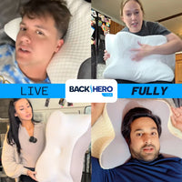 Back Hero USA Butterfly Memory Foam Neck Pillow