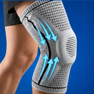 Dual side stabilizers on the knee sleeve