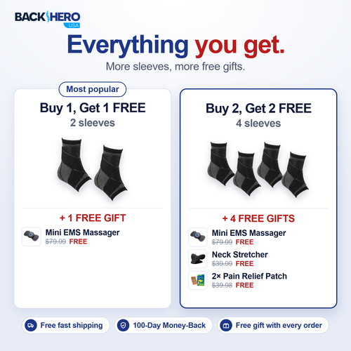 Foot Sleeve – everything you get: offers and free gifts