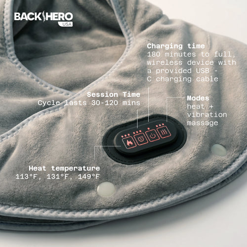 Back Hero USA Heated Neck Wrap