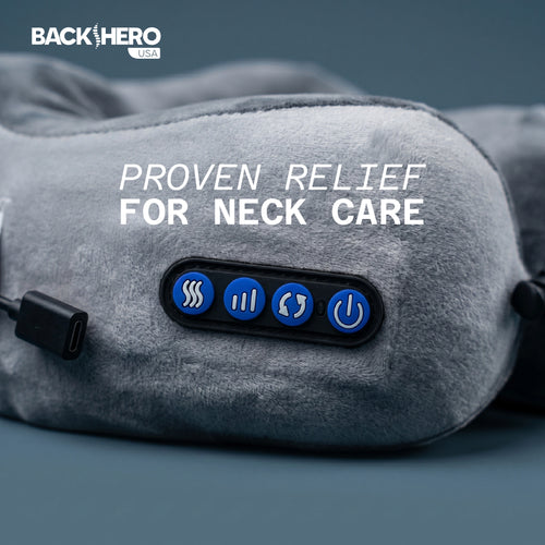 Back Hero USA Travel Neck Massage Pillow – Pain Relief