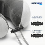 Back Hero USA Travel Neck Massage Pillow – Pain Relief