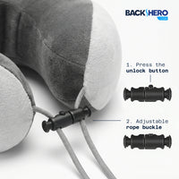 Back Hero USA Travel Neck Massage Pillow – Pain Relief